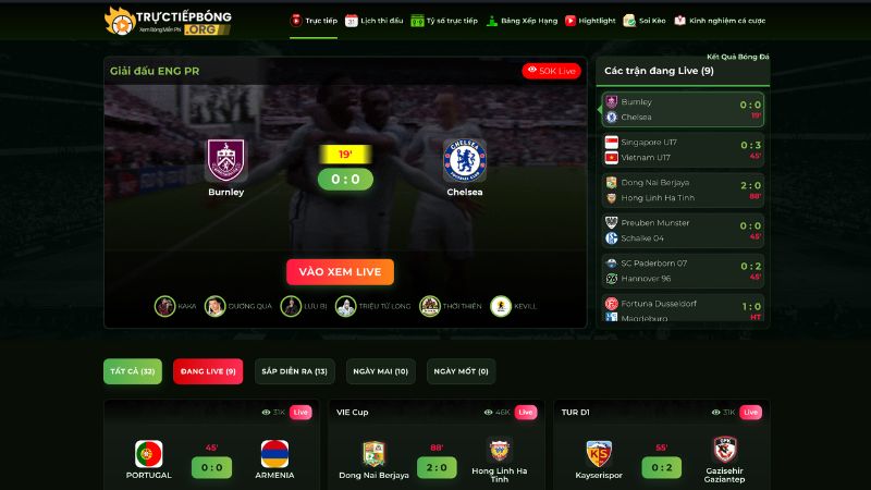 Trực Tiếp Bóng Đá, Trang Phát Sóng Xem Bóng Đá Uy Tín Nhất Hiện Nay